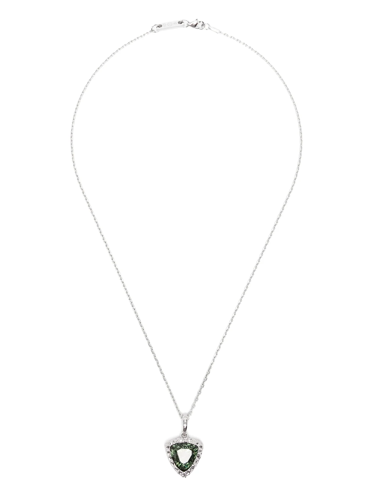 Trillion tourmaline necklace