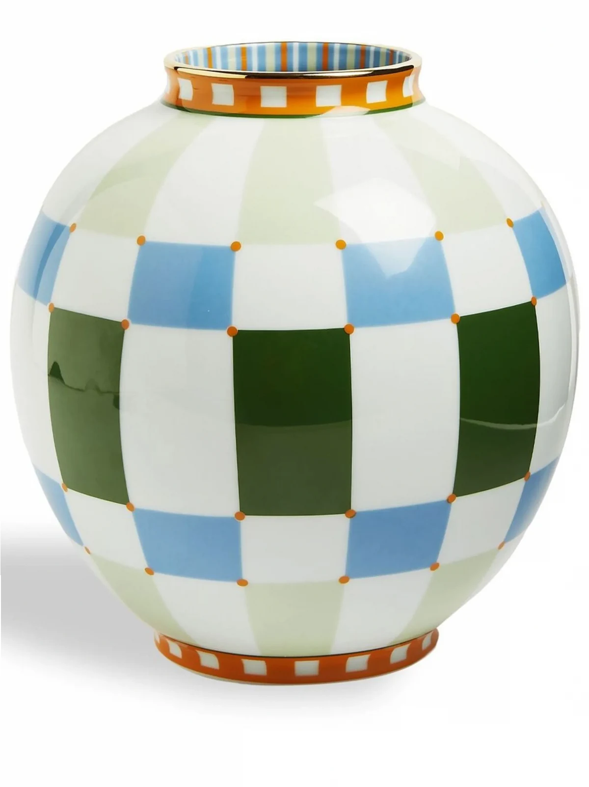 Bubble porcelain vase