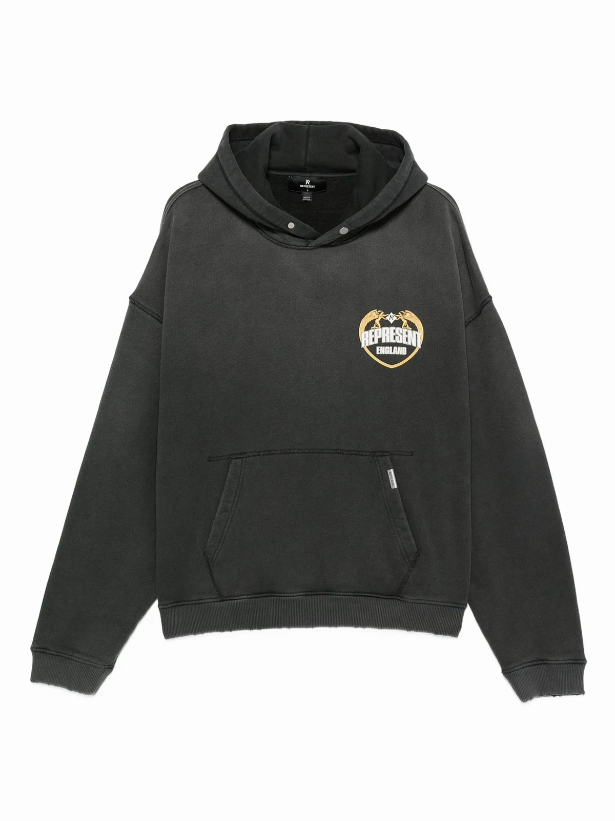 logo-embroidered hoodie