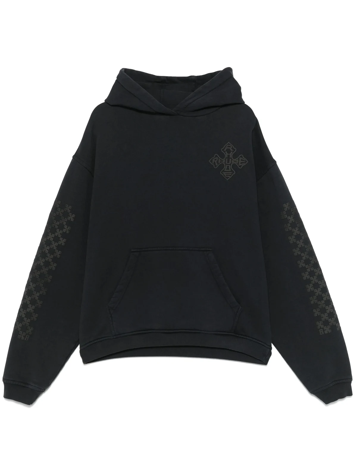cross-logo hoodie