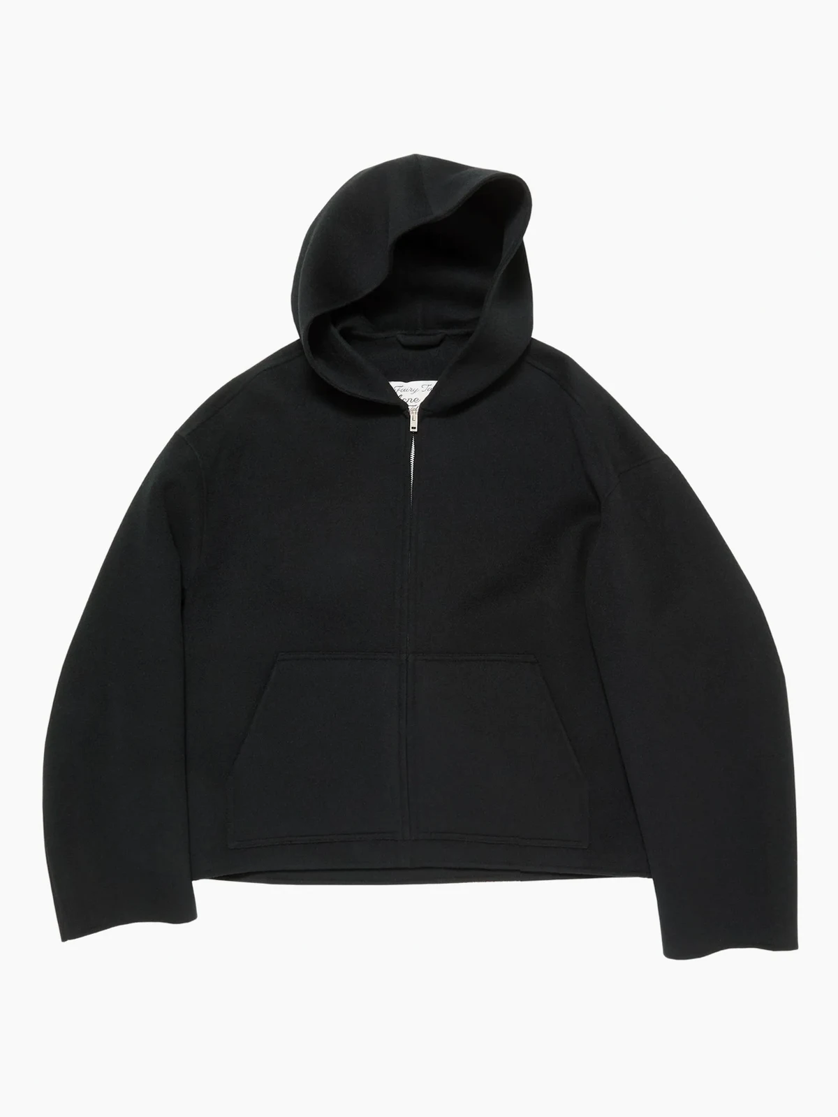 hooded zip-up sweater