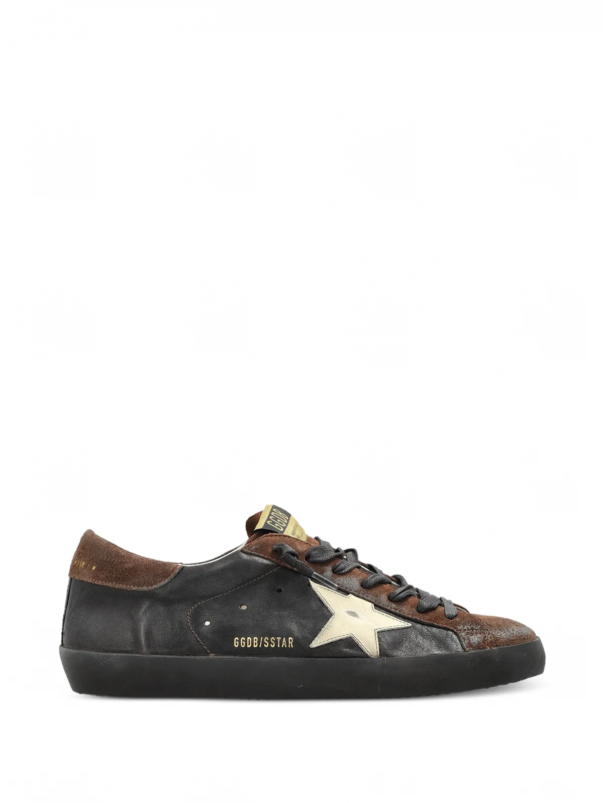 Super-Star panelled leather sneakers
