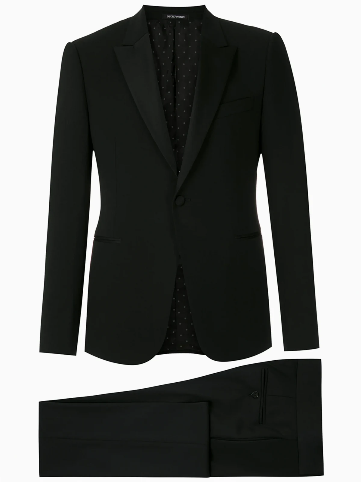 fitted two-piece suit