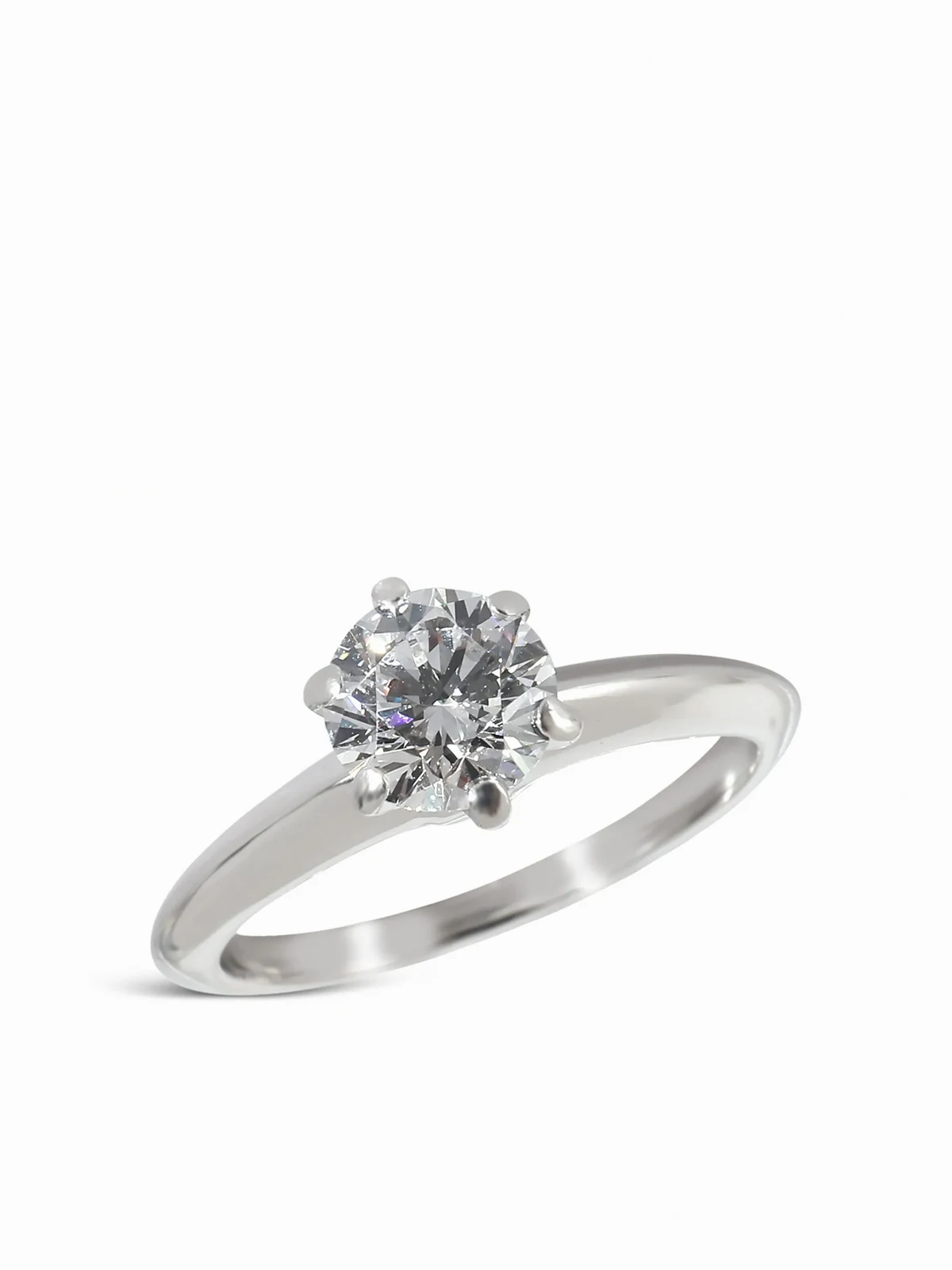 platinum diamond engagement ring