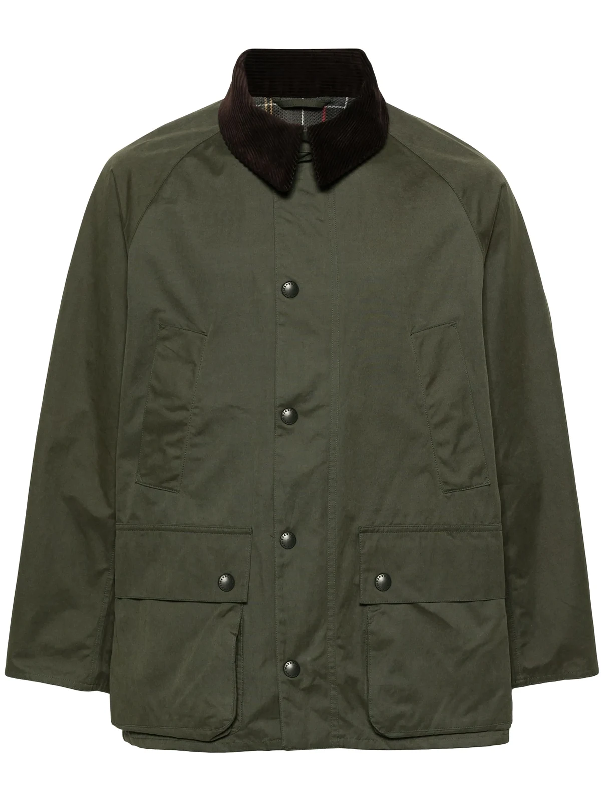 Bedale contrasting-collar jacket