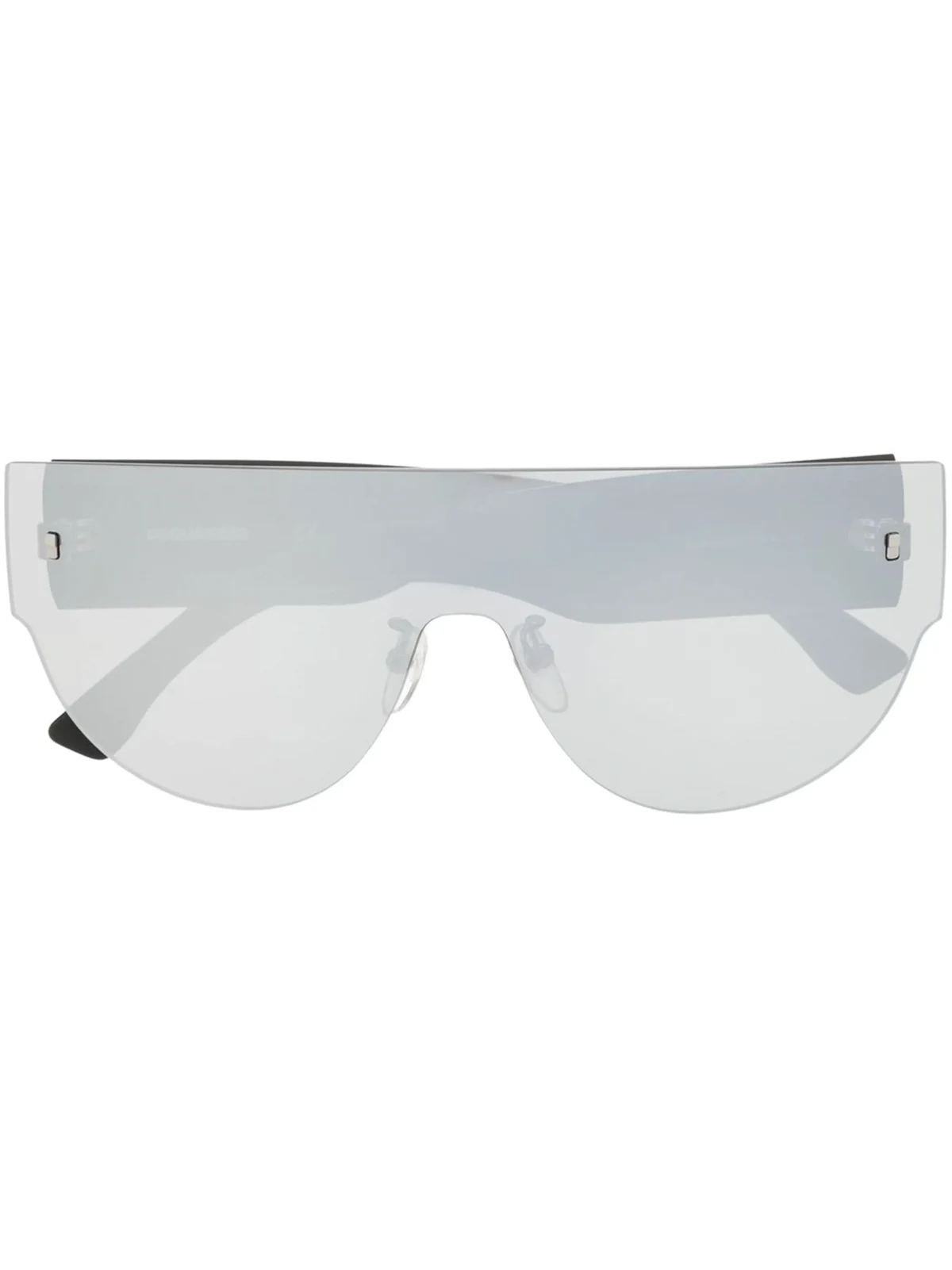 logo-engraved pilot-frame sunglasses