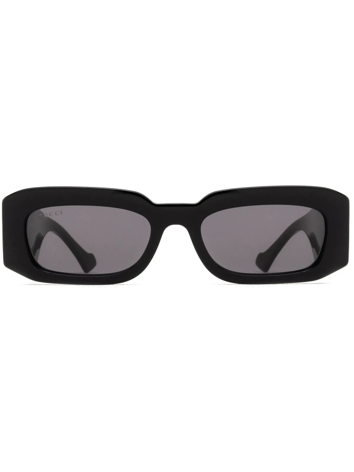 logo-engraved rectangle-frame sunglasses