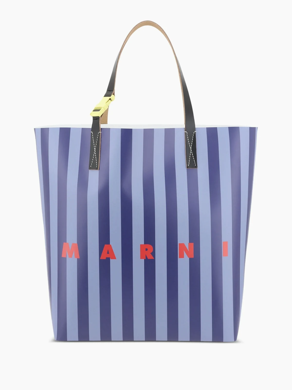 striped tote bag