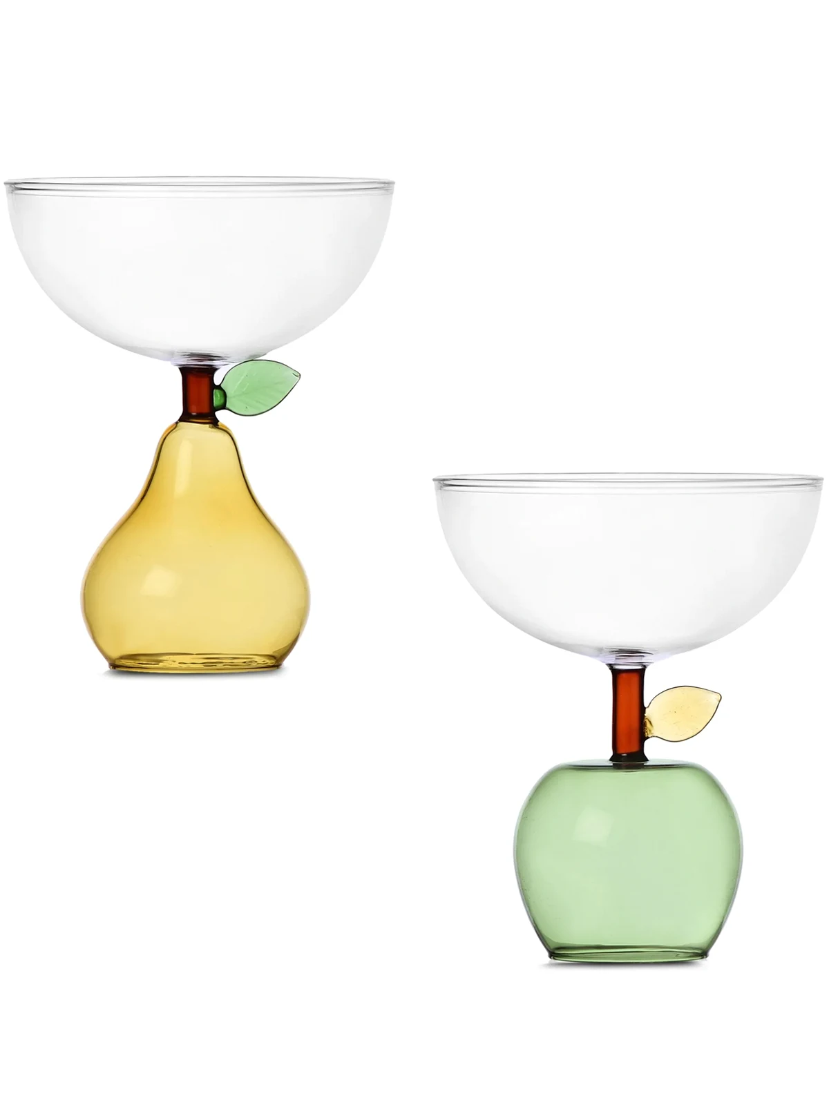 Fruit glass cups (set of two)