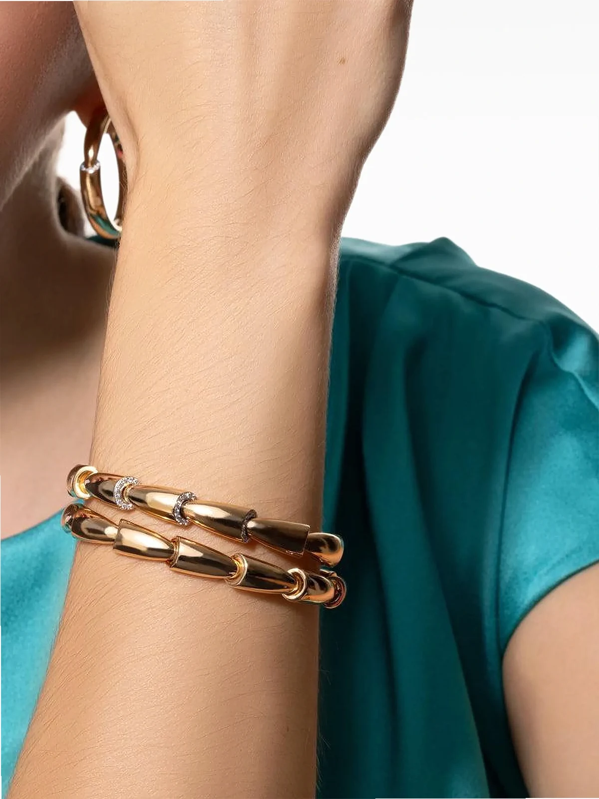 18K rose gold medium Calla bracelet