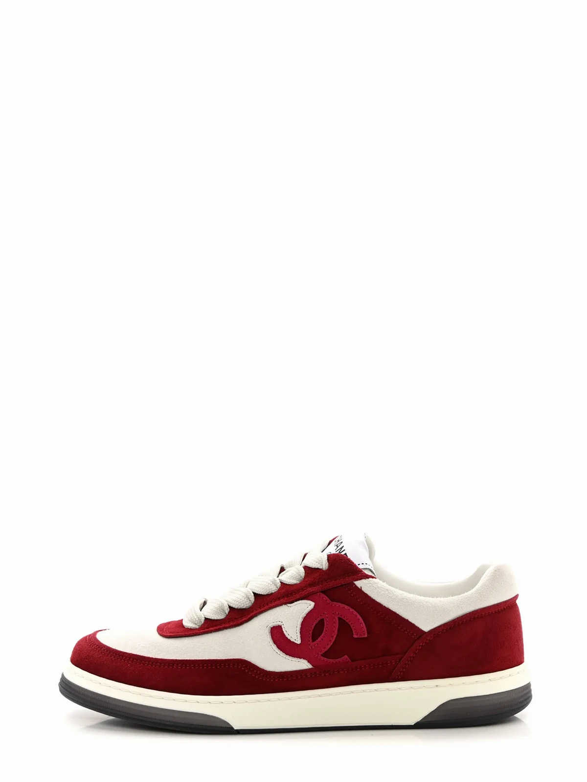 CC panelled suede sneakers