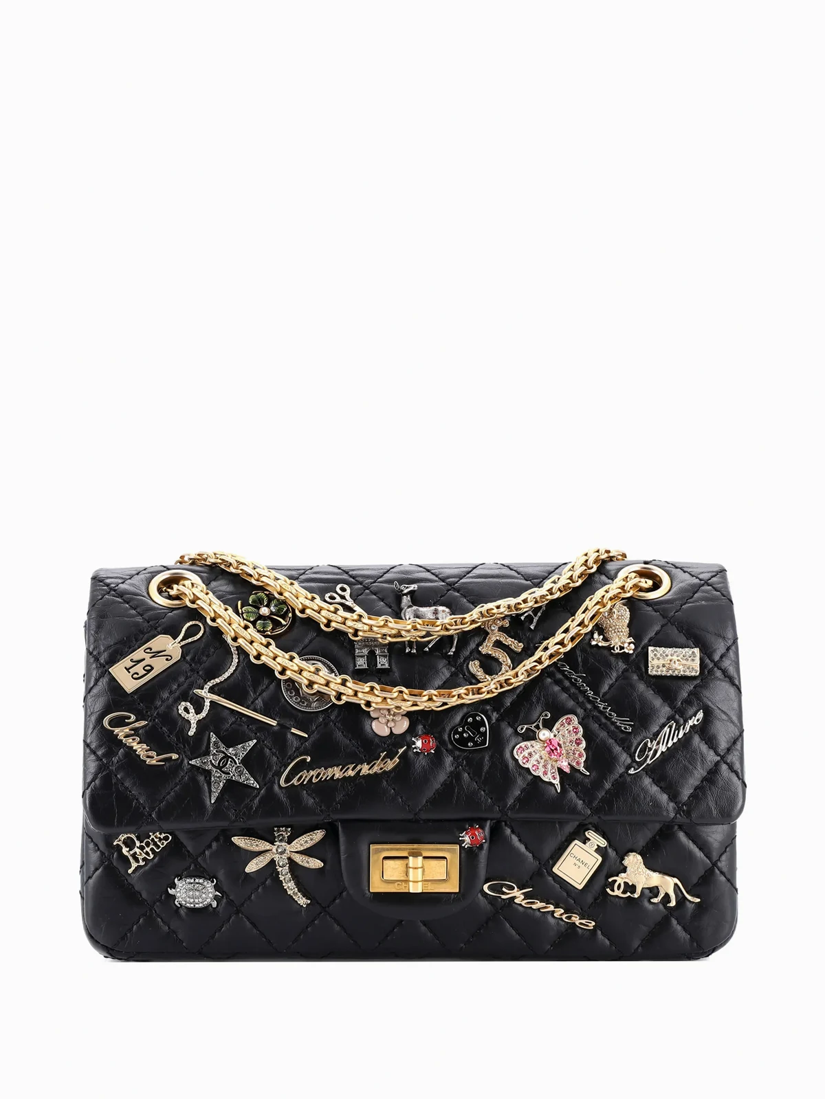 Lucky Charms Reissue 2.55 Flap Bag Quilted Aged Calfskin 225 shoulder bag