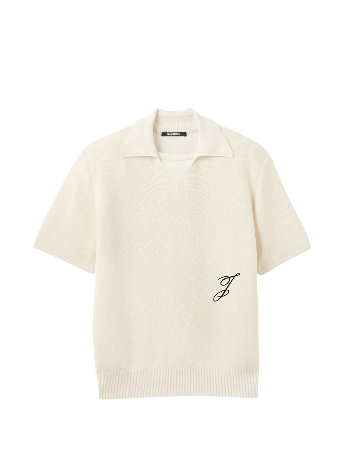 The J knit polo shirt