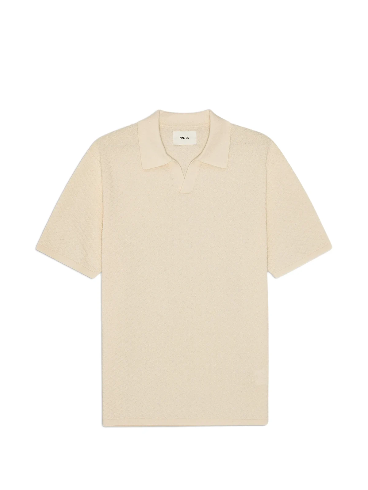 textured polo shirt