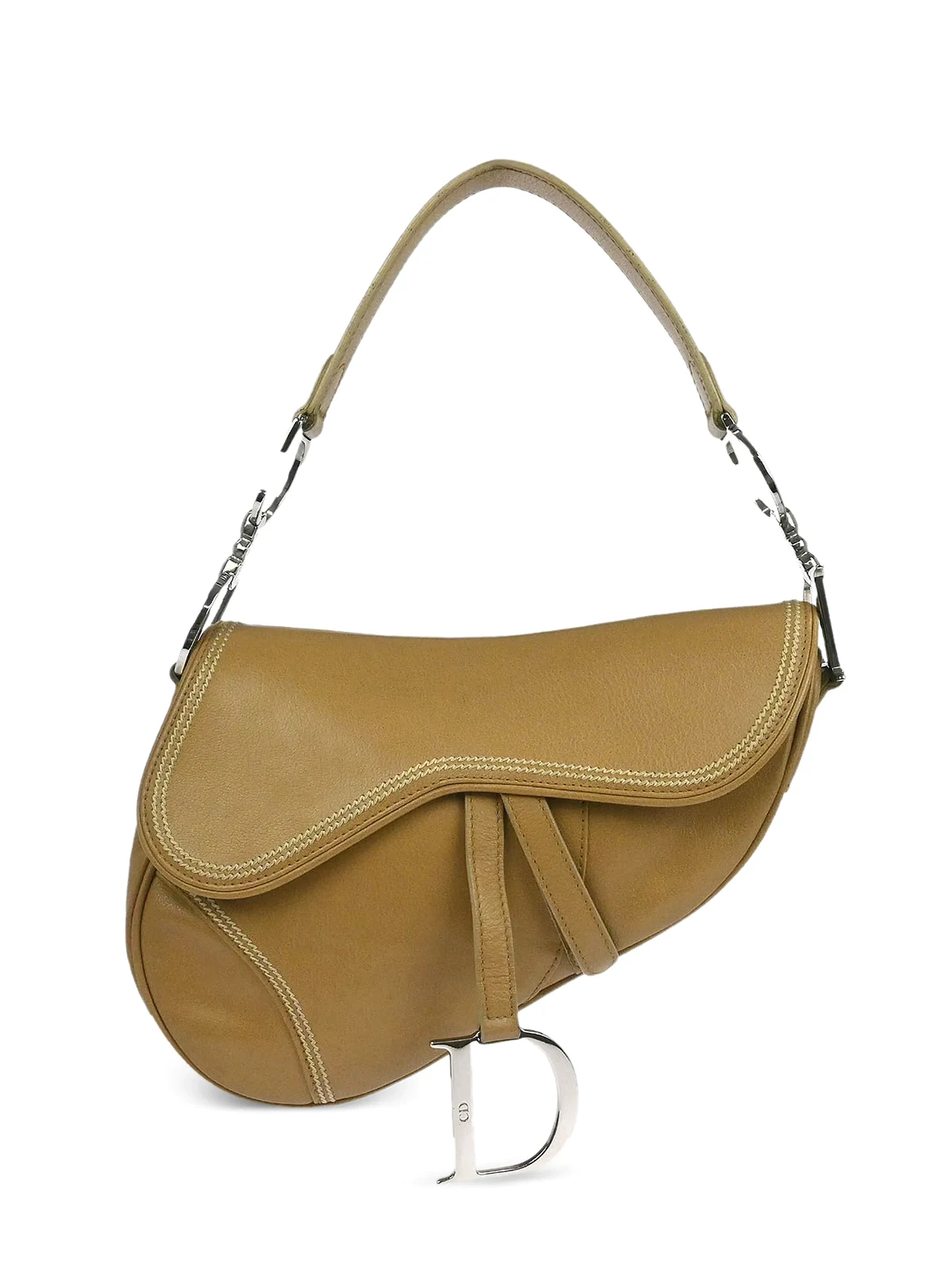 Saddle leather handbag
