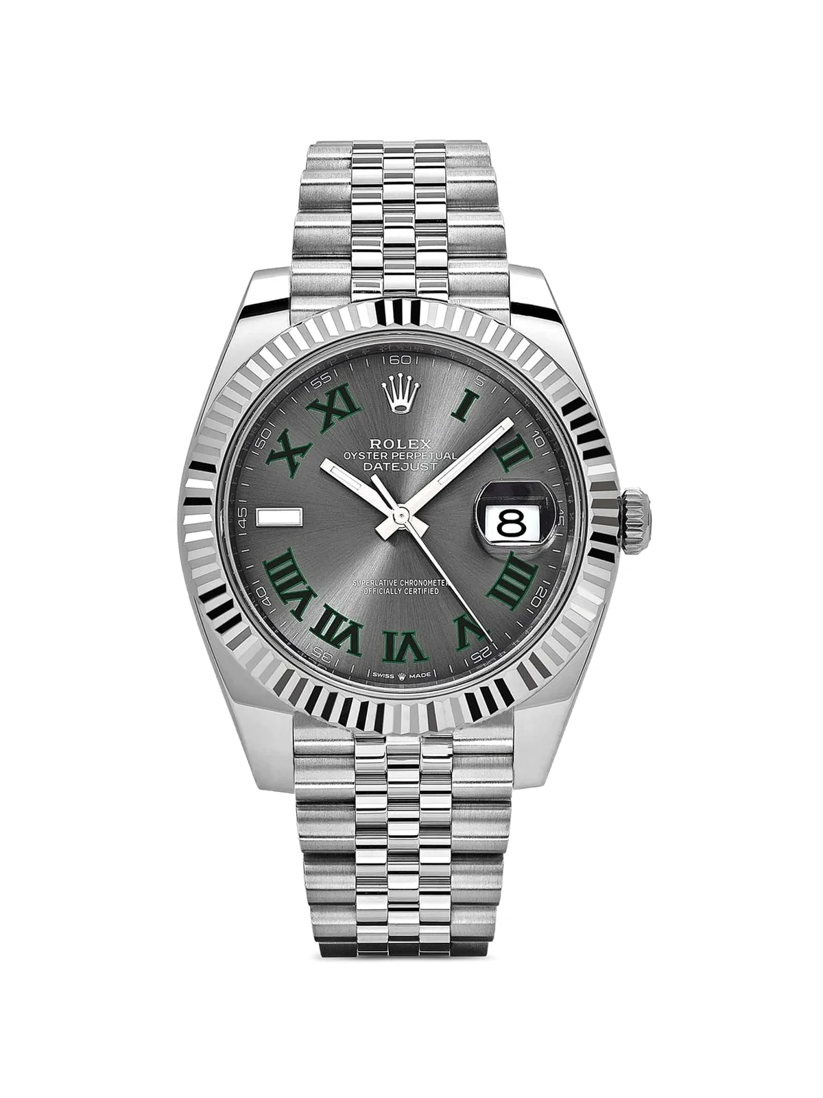 2025 unworn Datejust Wimbledon 41mm watch