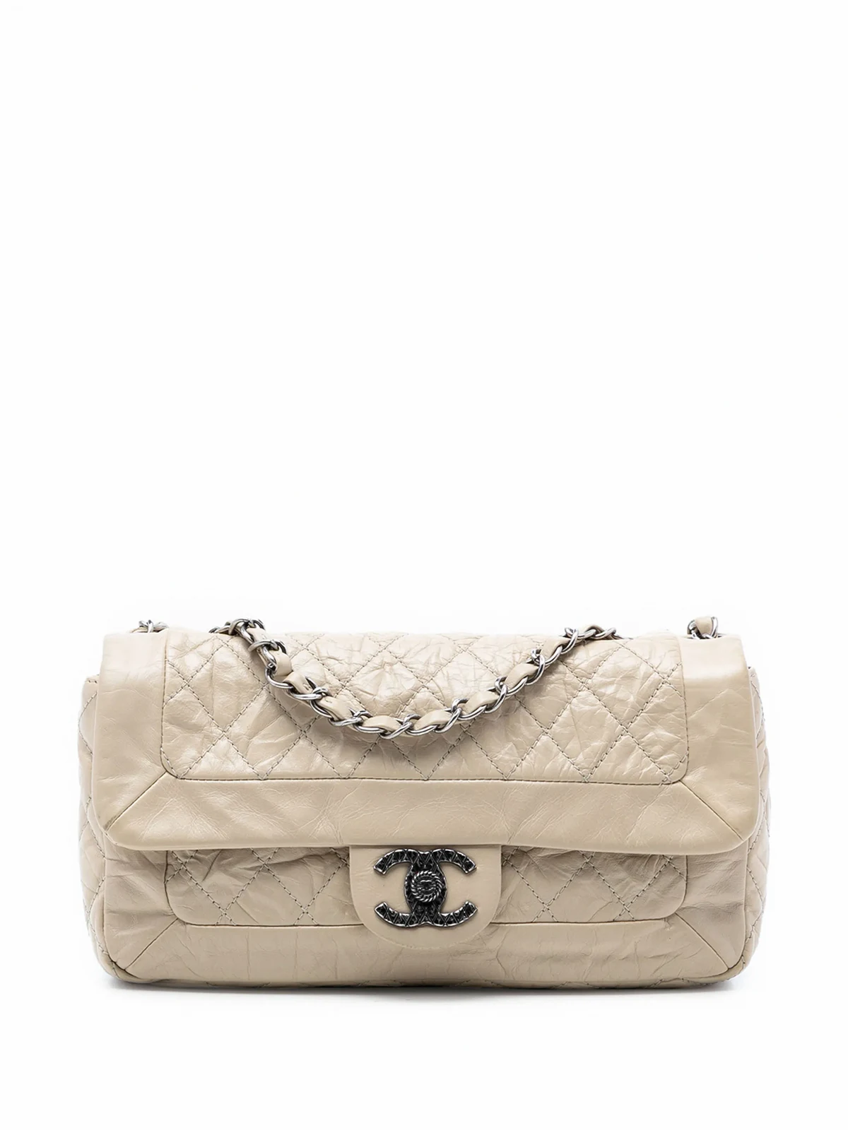 2009-2010 Aged Calfskin Coco Rider Flap shoulder bag