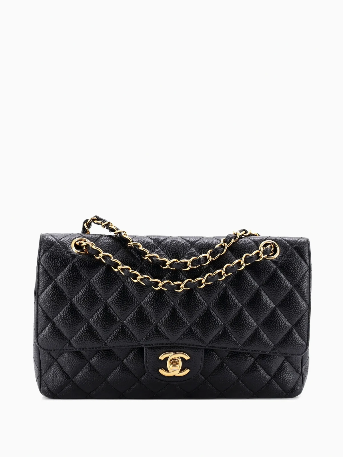 Classic Double Flap Bag Quilted Caviar Medium shoulder bag