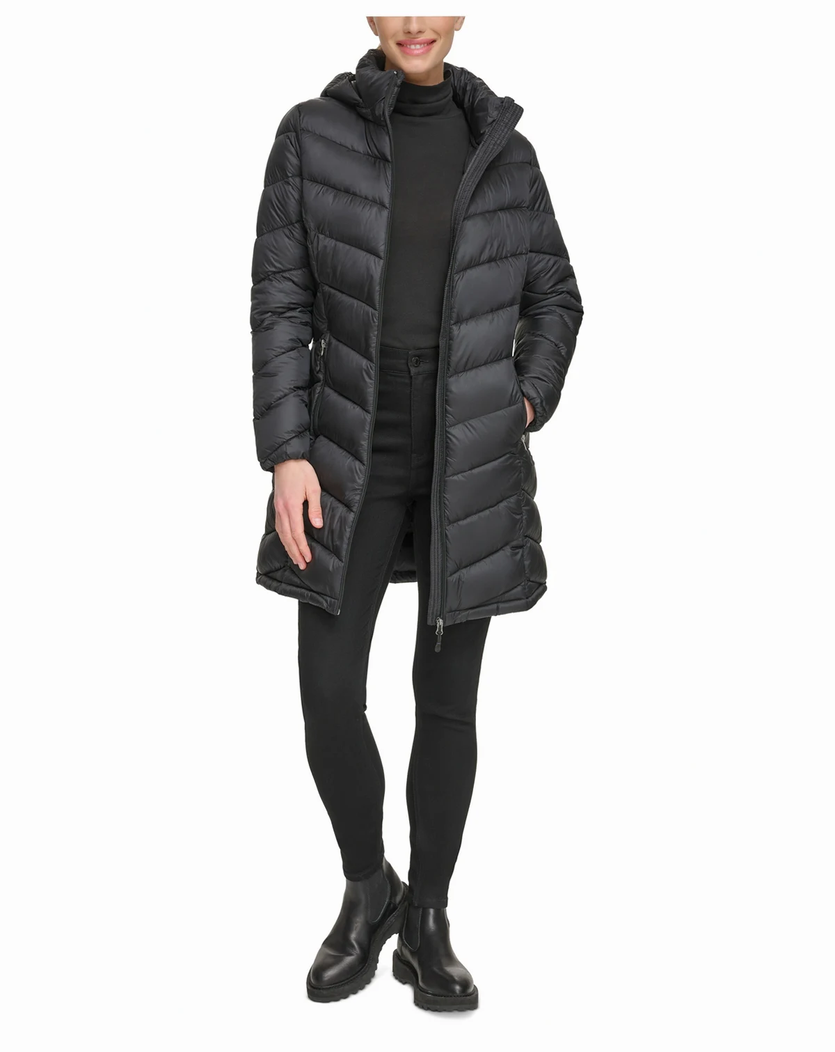Women's Packable Hooded Puffer Coat, Created for Macy's