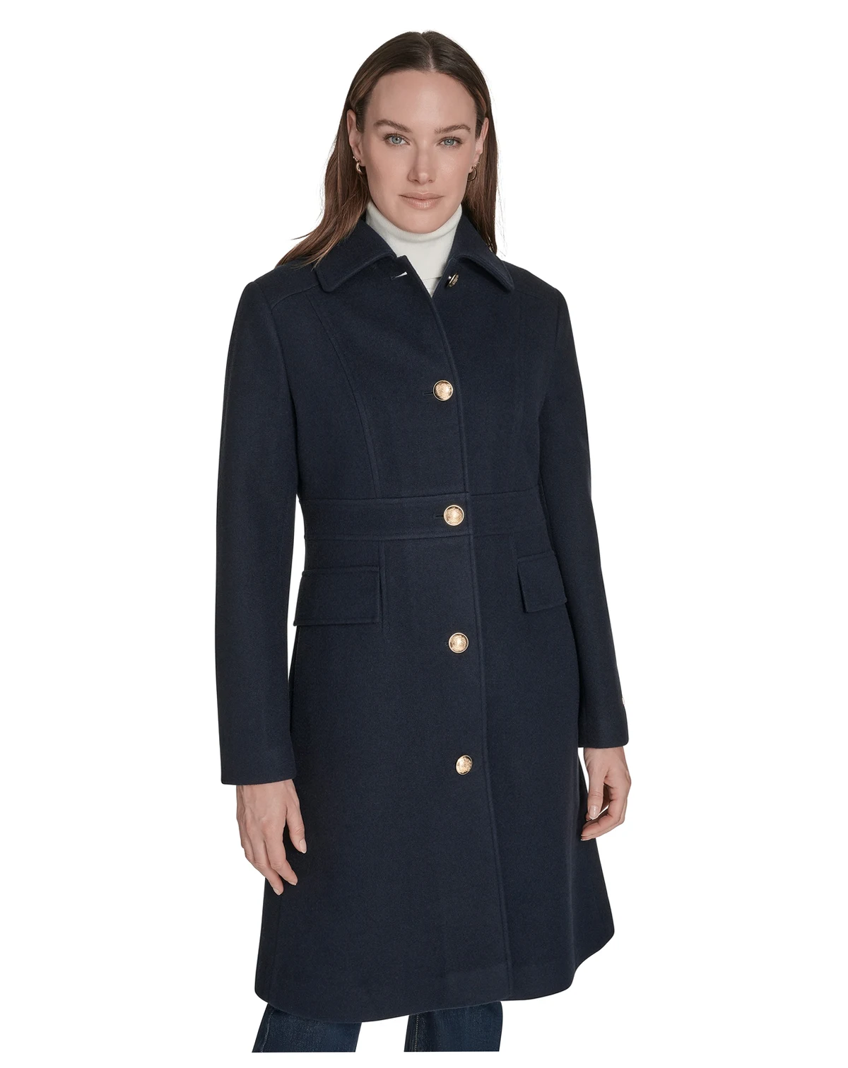 Women's Single-Breasted Coat, Created for Macy's