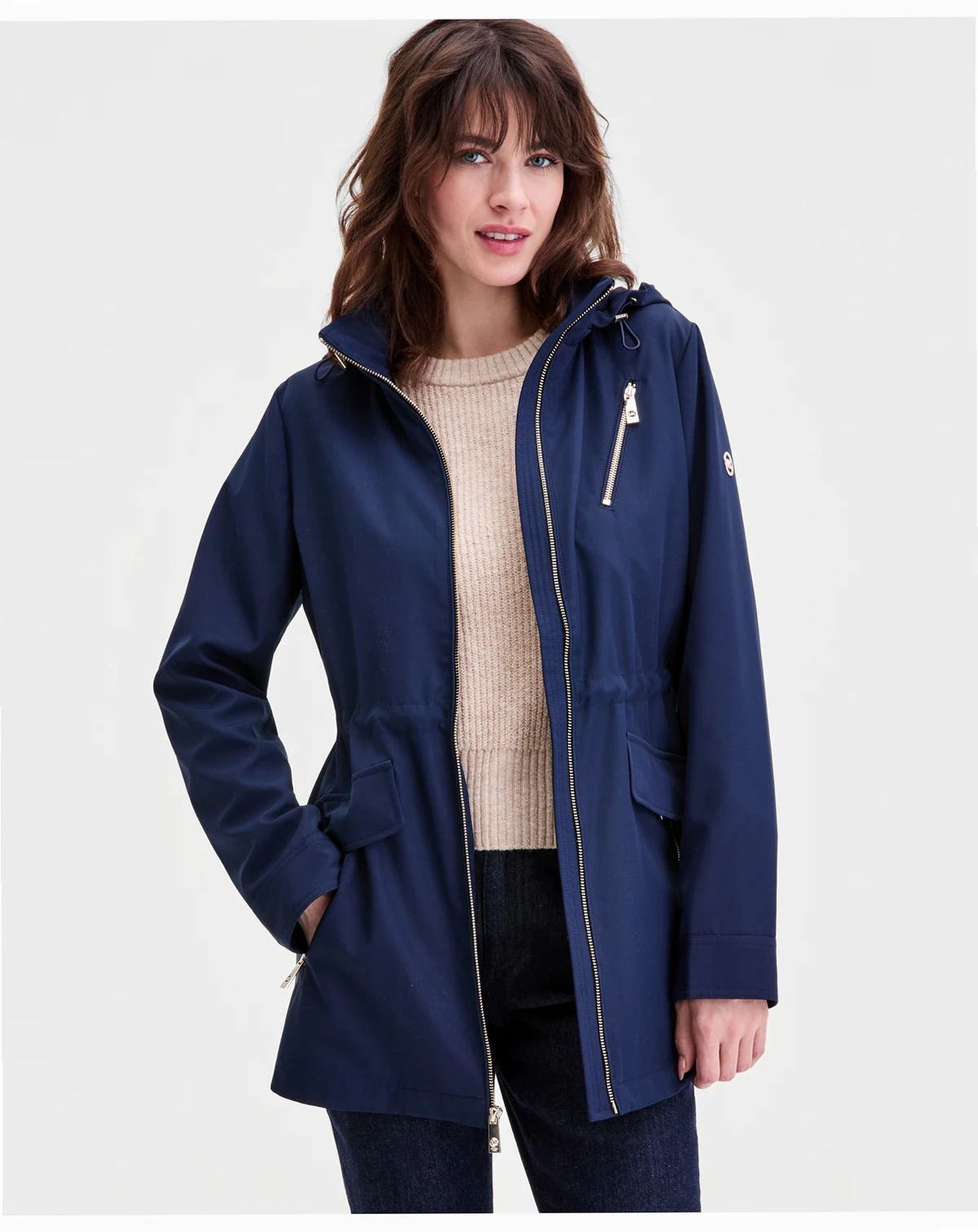 Women's Zip-Front Hooded Anorak