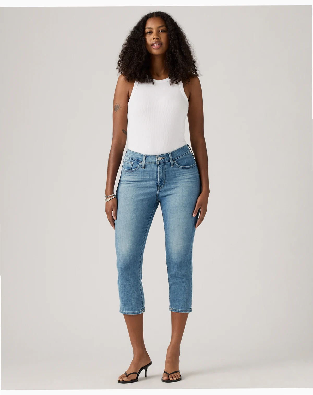 311 Shaping Skinny Mid Rise Capri Jeans