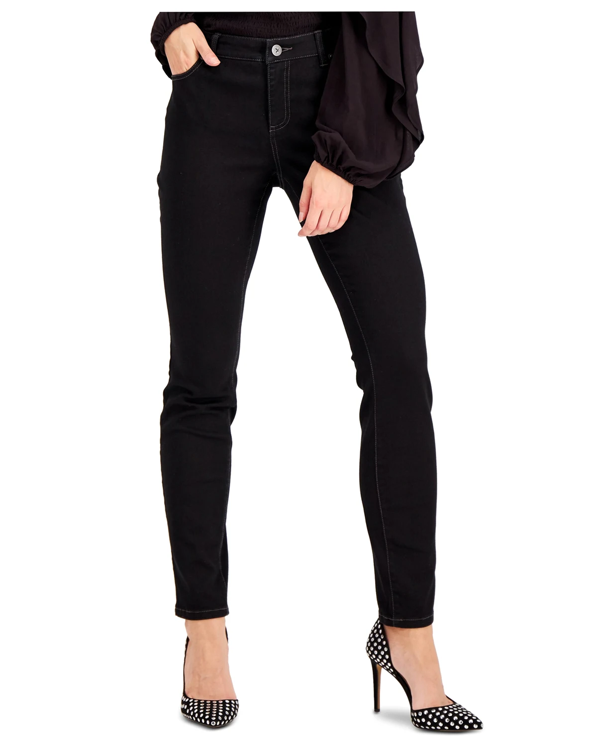 Women's Mid Rise Skinny Jeans, Created for Macy's