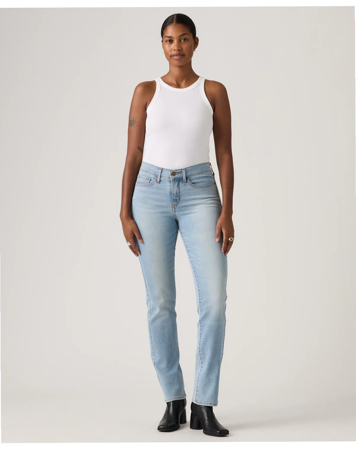 Women's 314 Shaping Slimming Straight Leg Mid-Rise Jeans