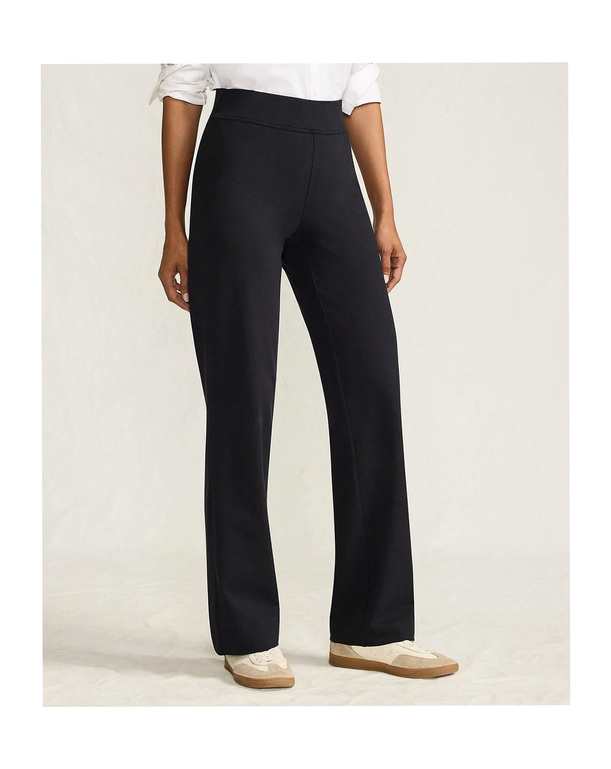 Women's Lands  End Starfish Mid-Rise Straight-Leg Pants