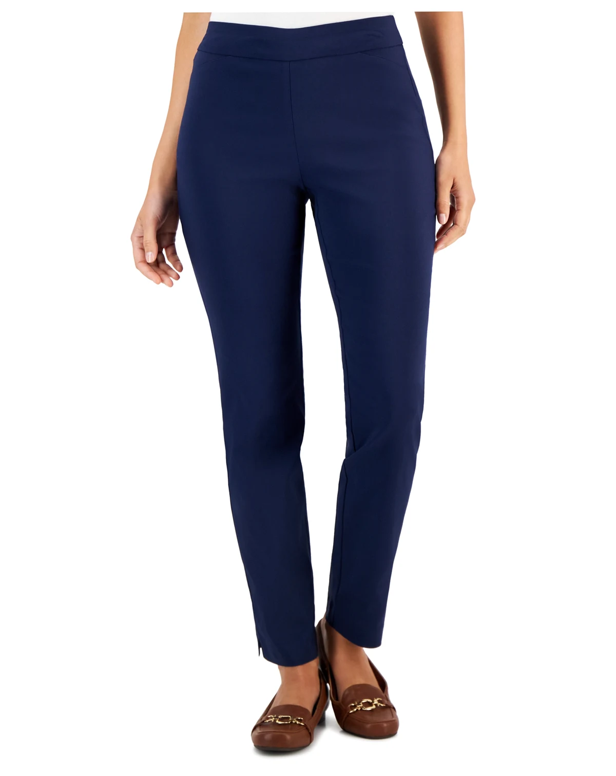Women's Cambridge Woven Pull-On Pants, PP-XXL, Created for Macy's