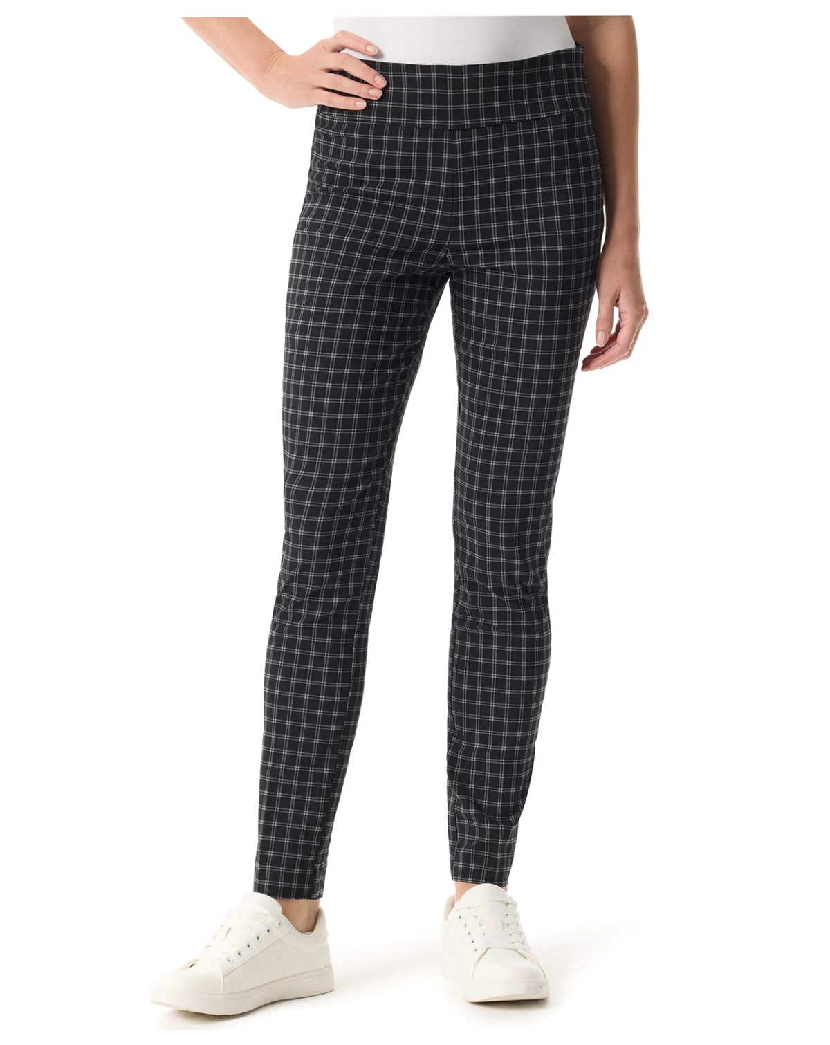 Women's Tummy-Control Pull-On Slim Trousers, in Regular, Short & Long