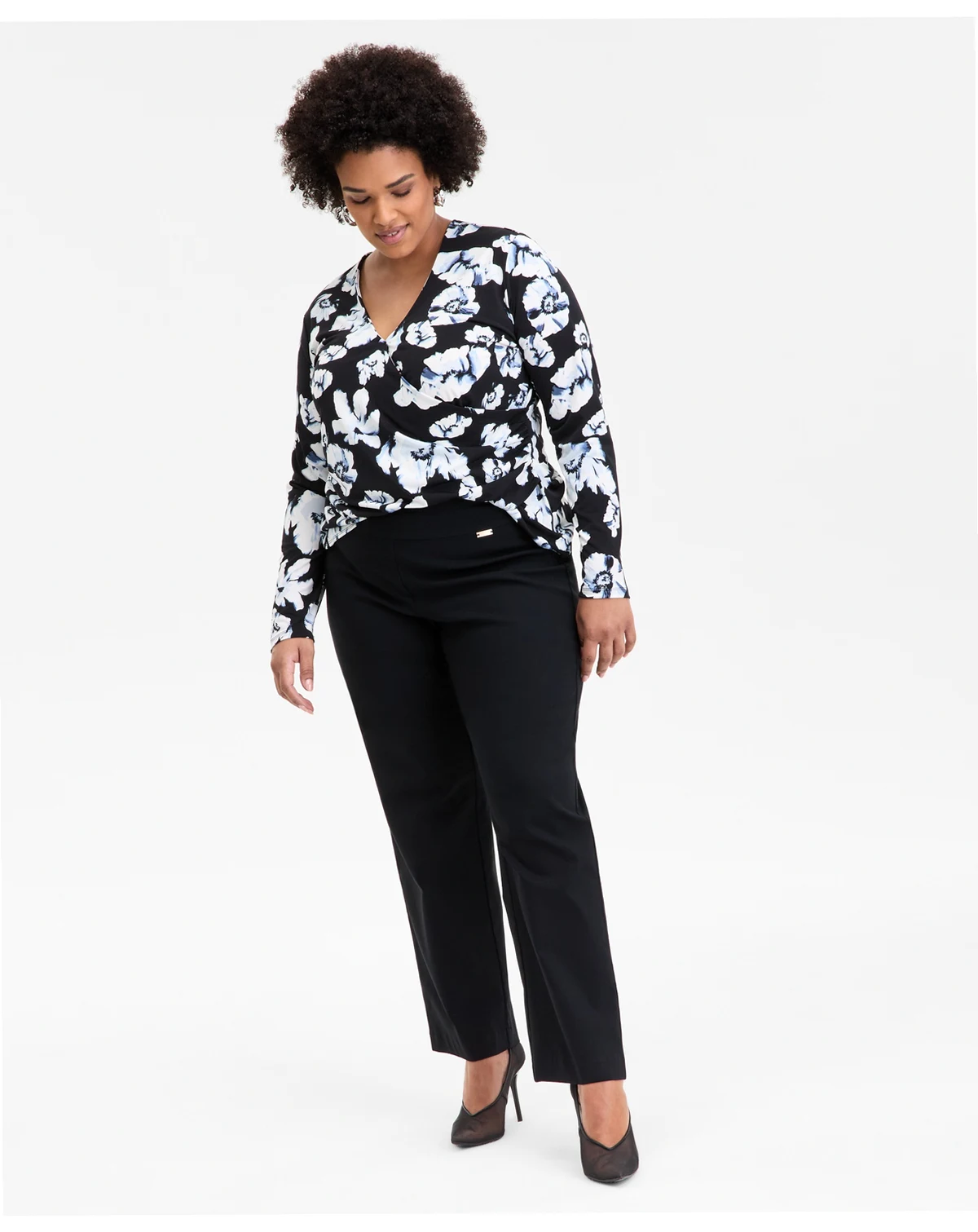 Women's Tummy-Control Pull-On Straight-Leg Pants, Created for Macy's