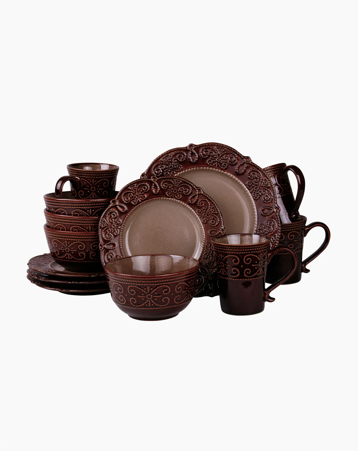 Bonita 16 Pc. Dinnerware Set, Service for 4