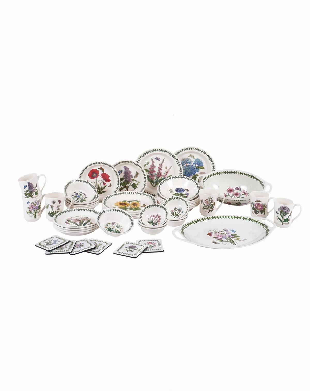 Botanic Garden 44 Pc. Dinnerware Set, Service for 6, Exclusively at Macy’s