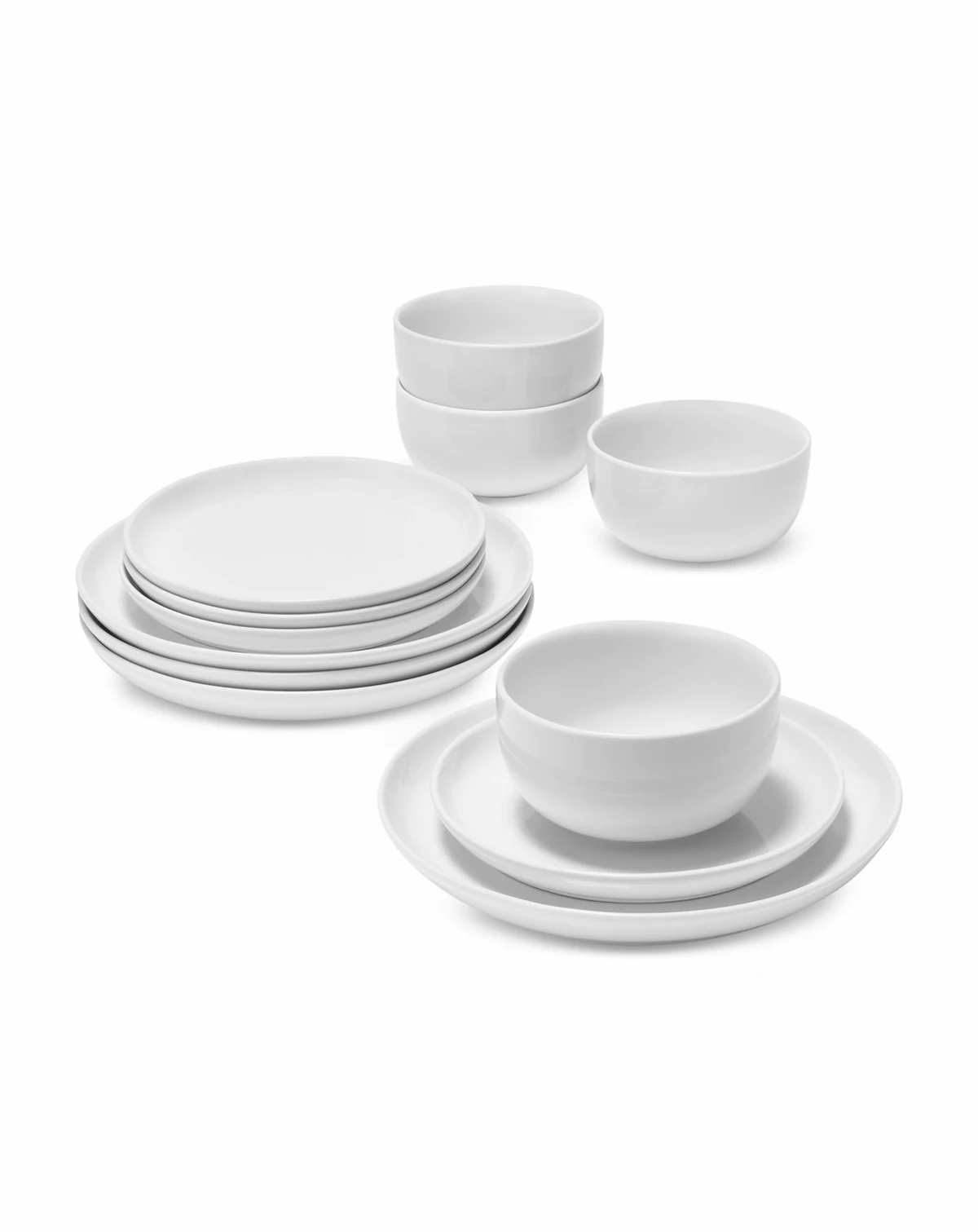 James Low Coupe 12 Pc. Dinnerware Set, Service for 4, Exclusively at Macy's