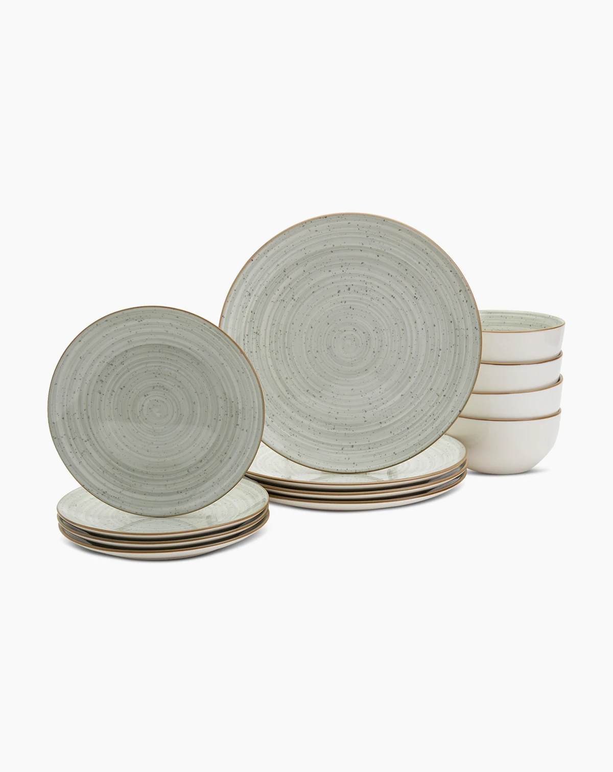 Speckled Sage 12 Pc. Dinnerware Set, Service for 4, Exclusively at Macy's