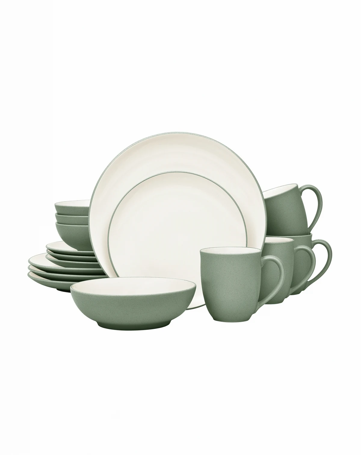 Colorwave Coupe 16 Pc. Dinnerware Set, Service for 4