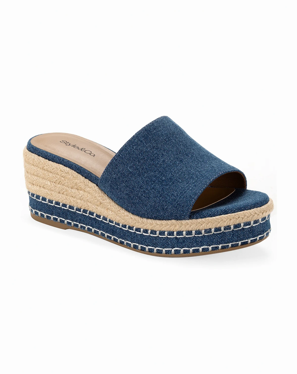 Women's Hayess Wedge Cushioned Sandals, Exclusively at Macy's