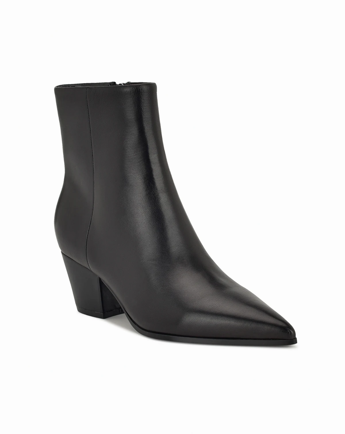 Women's Savie Leather Block Heel Booties