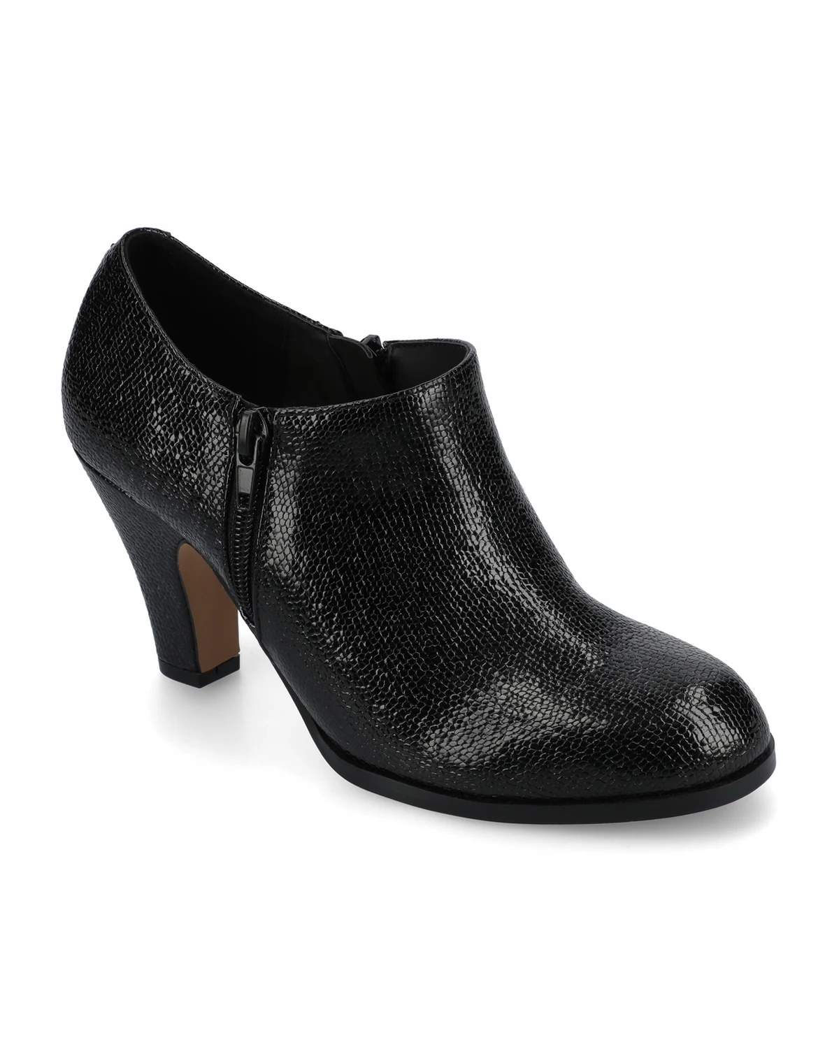 Women's Sanzi Inside Zip Block Heel Shooties