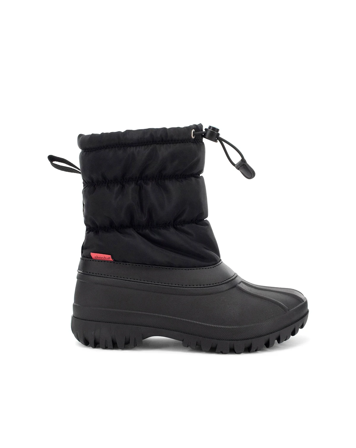 Nylon Puffer Mid Cold Weather Boot