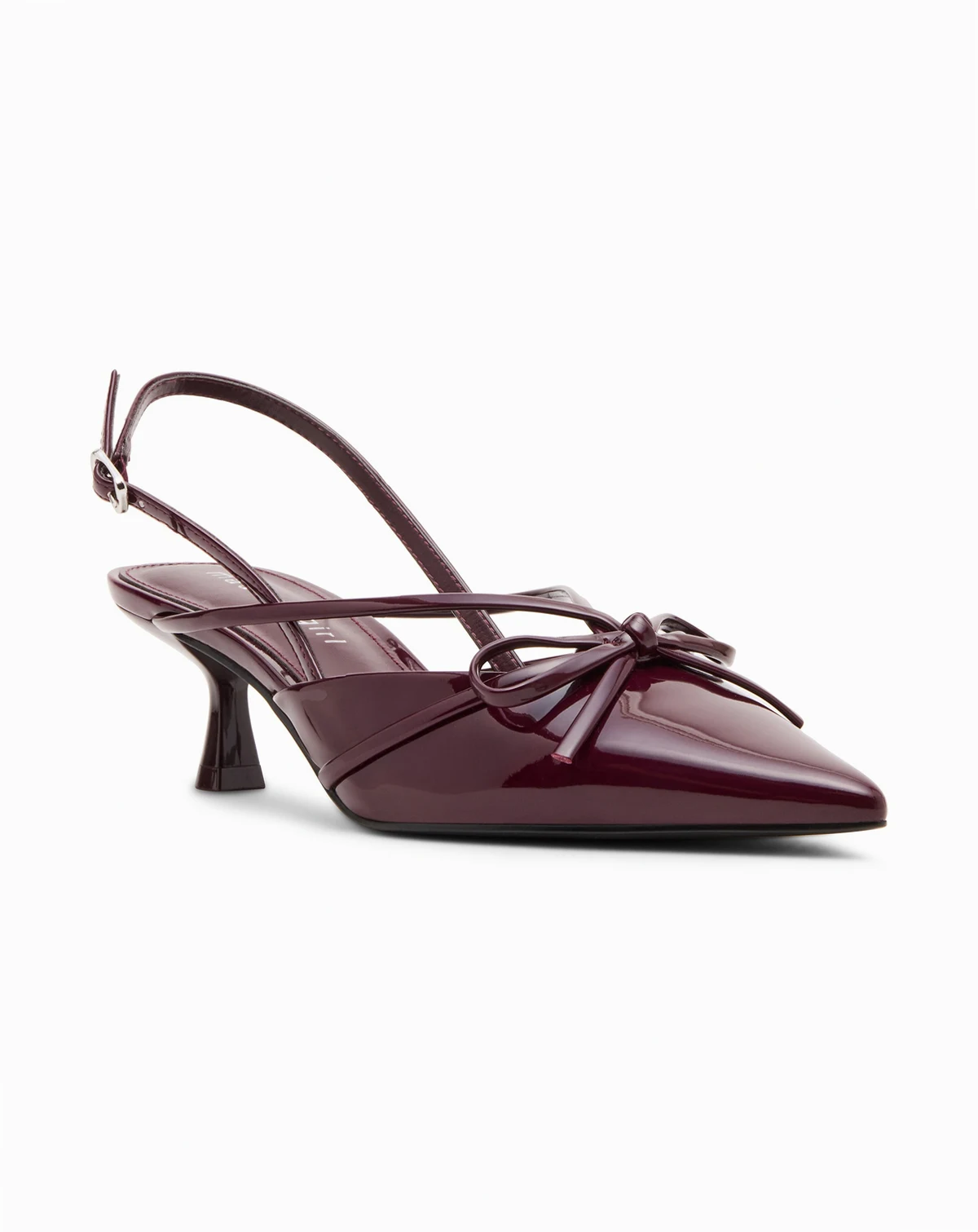 Women's Vixen Bow Slingback Kitten Heel Pumps