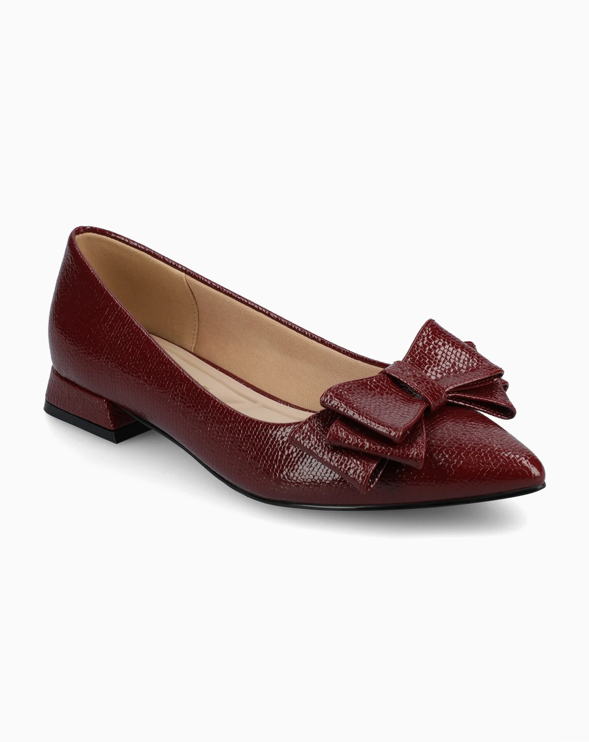 Women's Ophelia Bow Block Heel Dress Flats