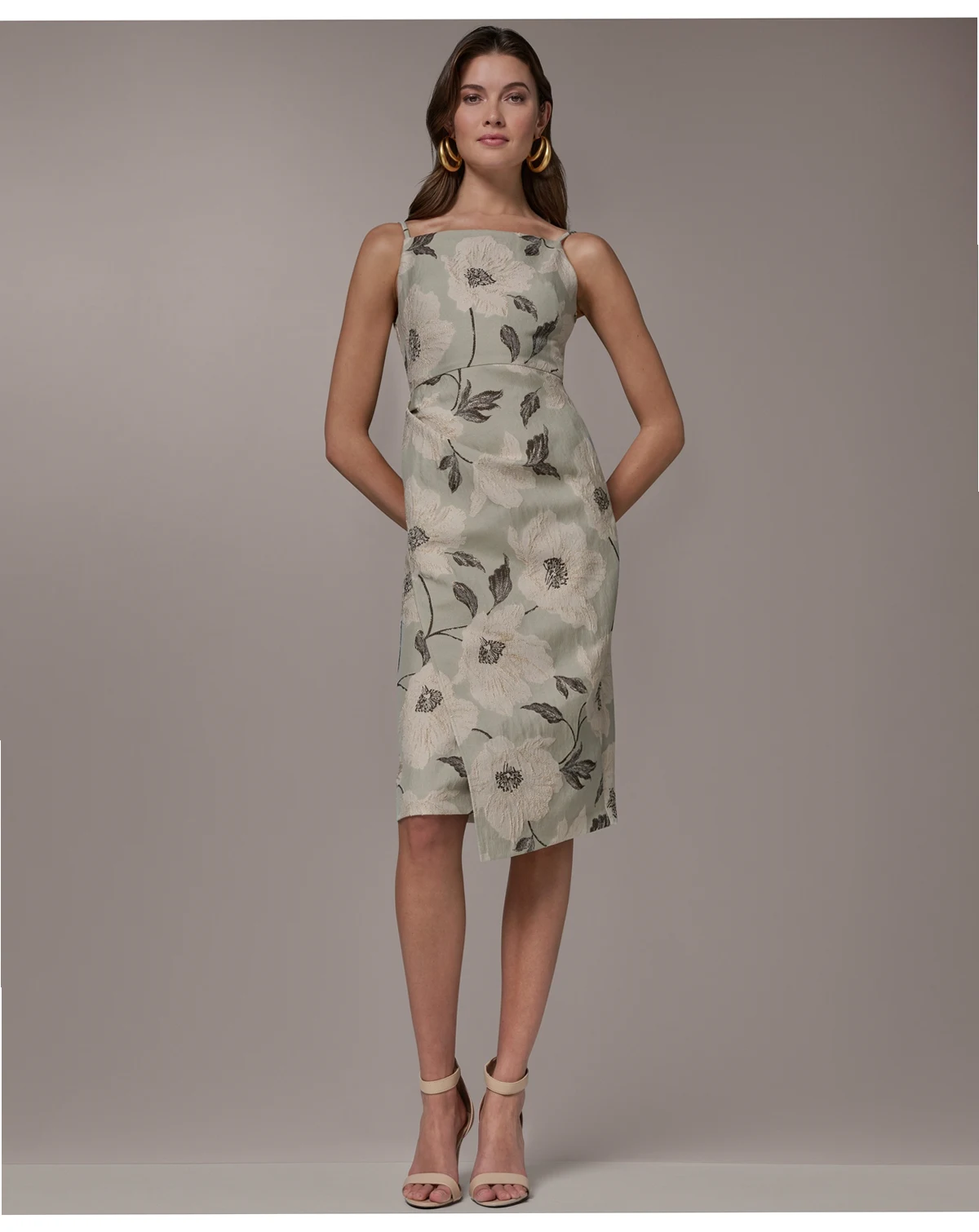 Petite Jacquard Sheath Dress
