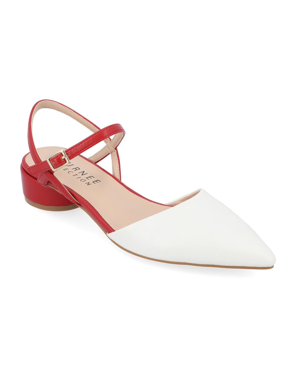 Women's Brynn Block Heel Pointed Toe Flats