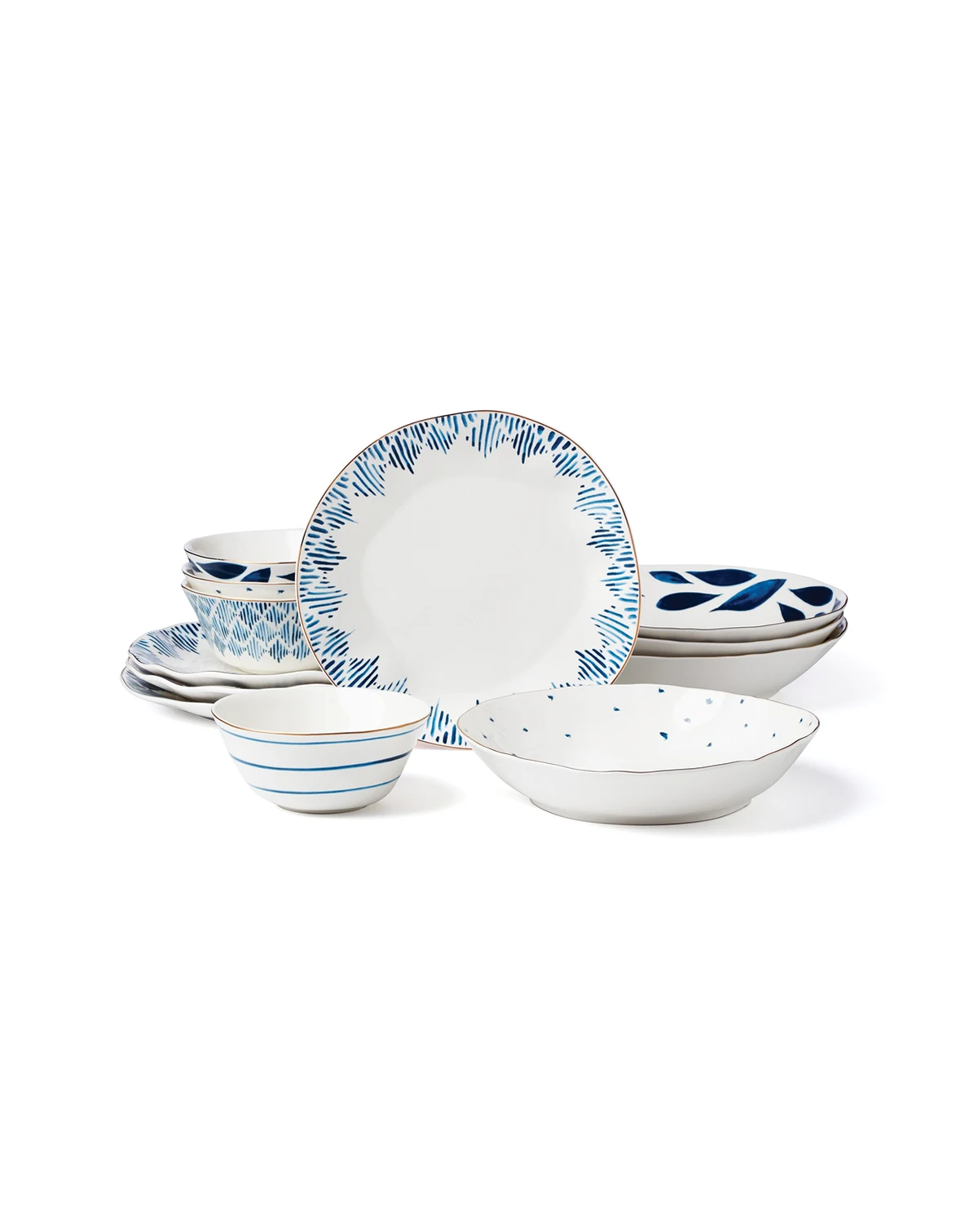 Blue Bay 12 Pc. Dinnerware Set, Service for 4