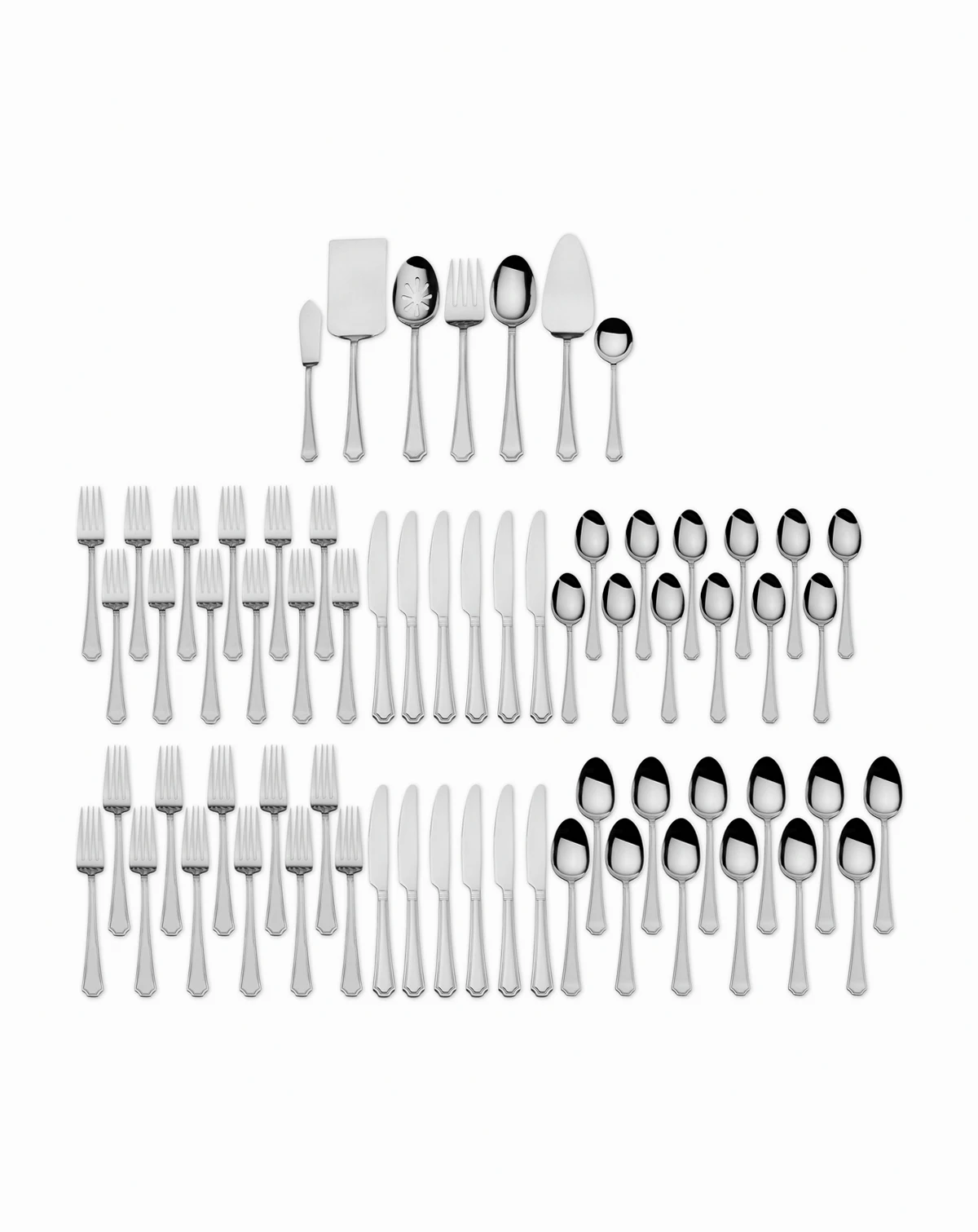Carleigh 67 Pc. Flatware Set, Service for 12, Exclusively at Macy's