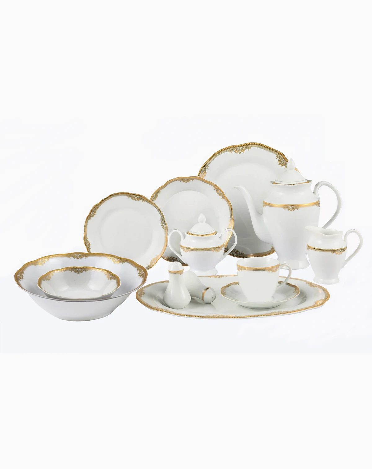 Catherine 57-Pc. Dinnerware Set, Service for 8