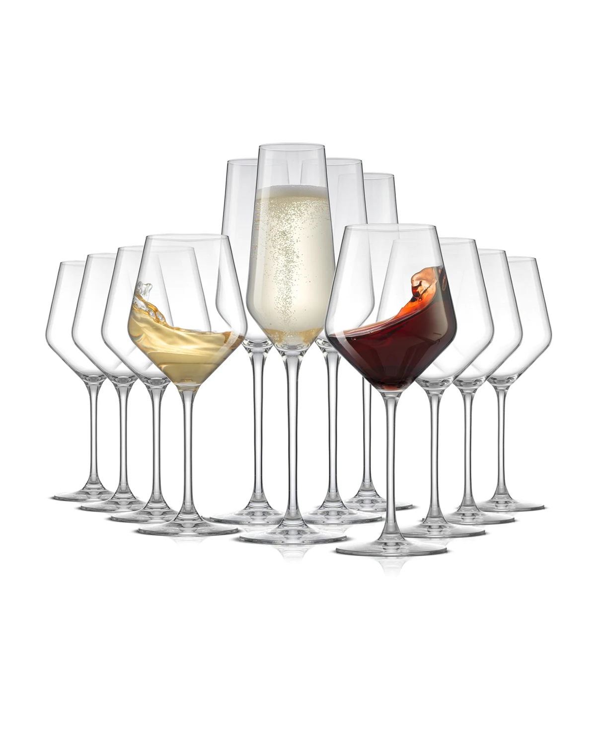 Layla Wine Glass Collection, Set of 12
