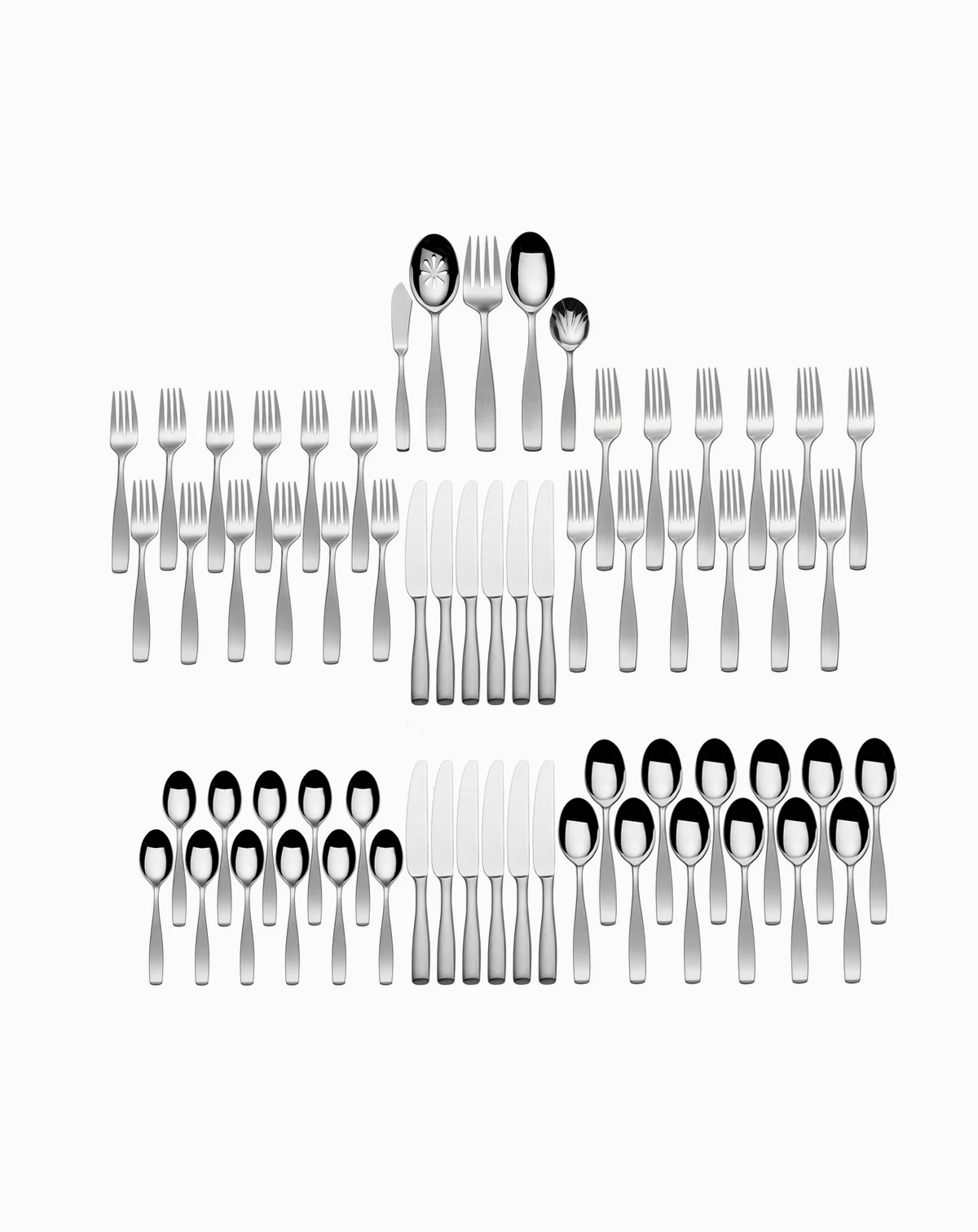 Satin Loft 65 Pc. Flatware Set, Service for 12